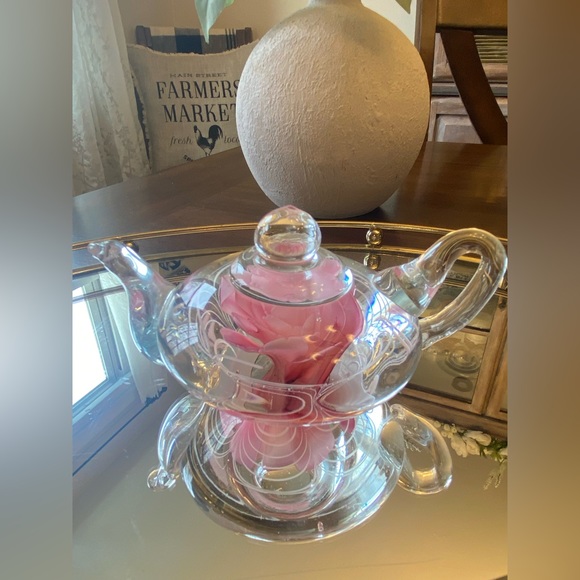Accents Teapot Art Glass Paperweight Poshmark
